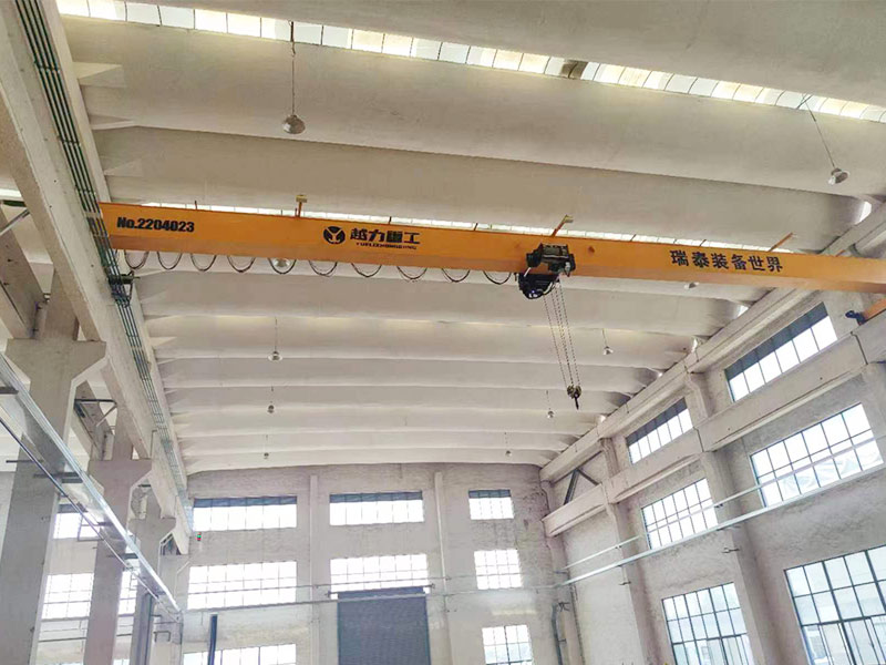 10t歐式單梁起重機在湖南某工廠車間中的應用